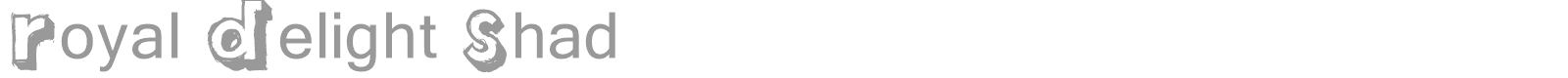 Royal Delight Shad font preview
